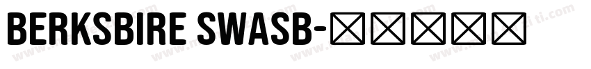 berksbire swasb字体转换